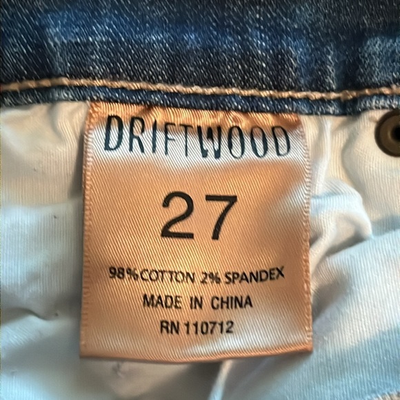 Driftwood Jackie Skinny Mid Rise Size 27 - Picture 11 of 16